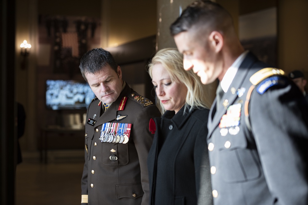 Commander of Canadian Joint Operations Command Lt. Gen. M.N. (Mike) Rouleau Participates in a Public Wreath-Laying Ceremony at the Tomb of the Unknown Soldier