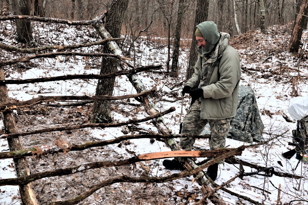 CWOC students find Fort McCoy to be fitting place for winter training