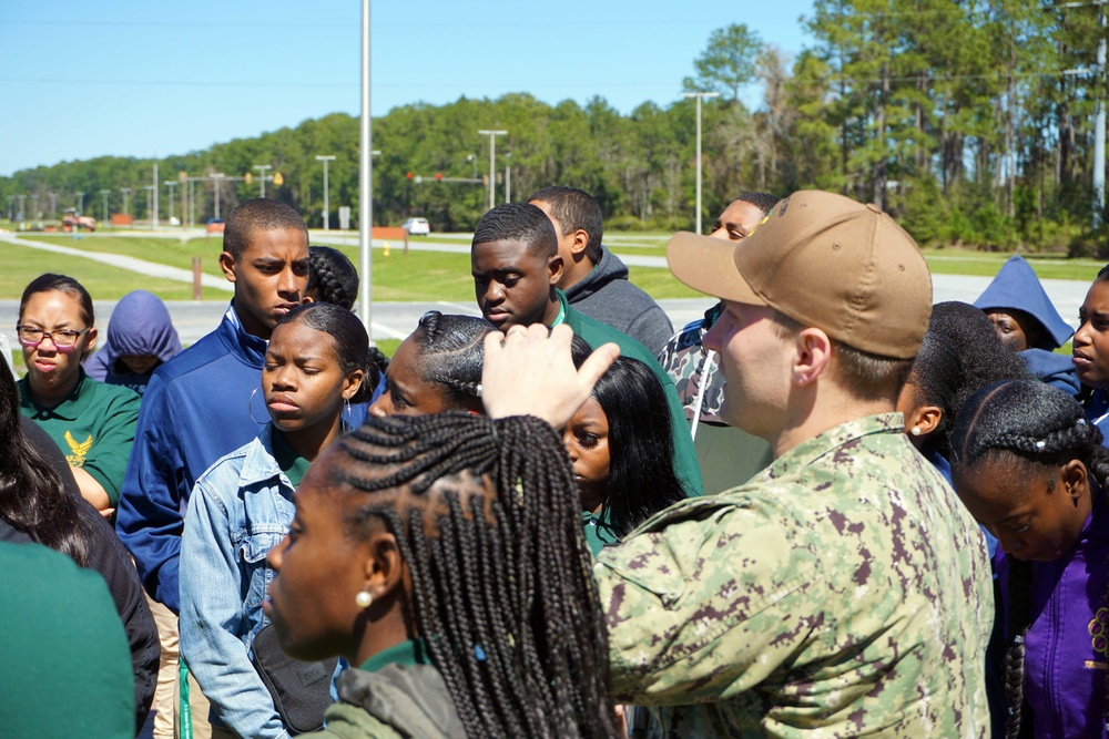 CA Johnson High School AFJROTC Visits NSB Kings Bay