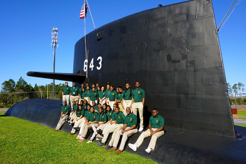 CA Johnson High School AFJROTC Visits NSB Kings Bay