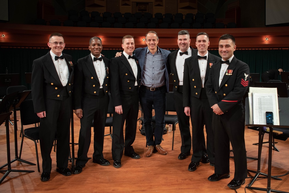 Navy Band Visits Denton