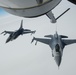 157th Air Refueling Wing Refuels F-16s from Vermont
