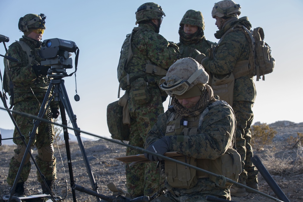 U.S. Marines, JGSDF soldiers call for fire at National Training Center 19-04