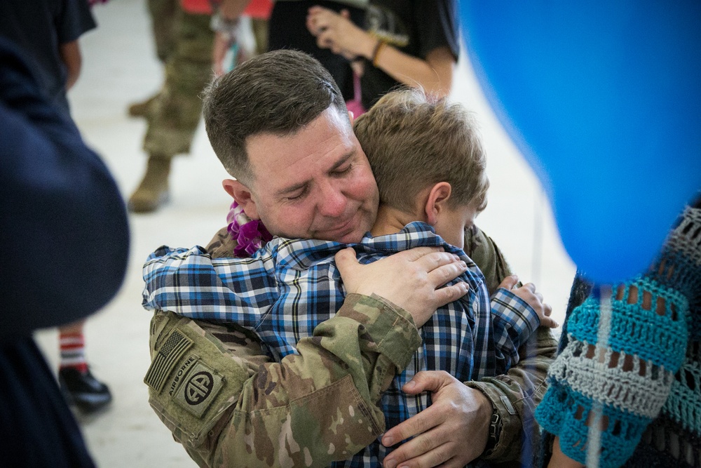 25th Infantry Division Soldiers return from Middle East deployment