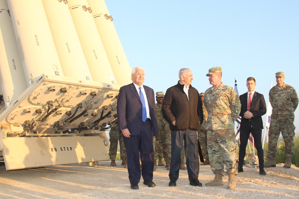 Israeli Prime Minister Visits the THAAD System Site