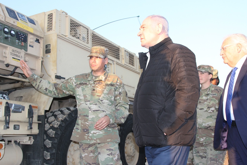 Israeli Prime Minister Visits THAAD System Site
