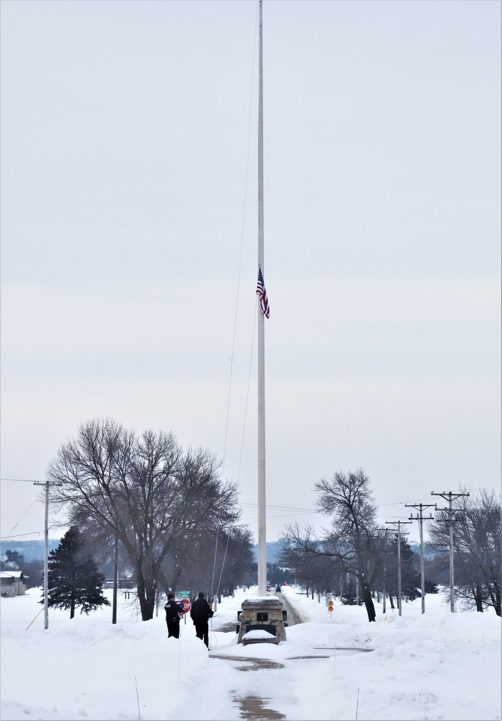 Fort McCoy police officers complete flag duty