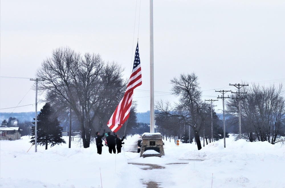 Fort McCoy police officers complete flag duty