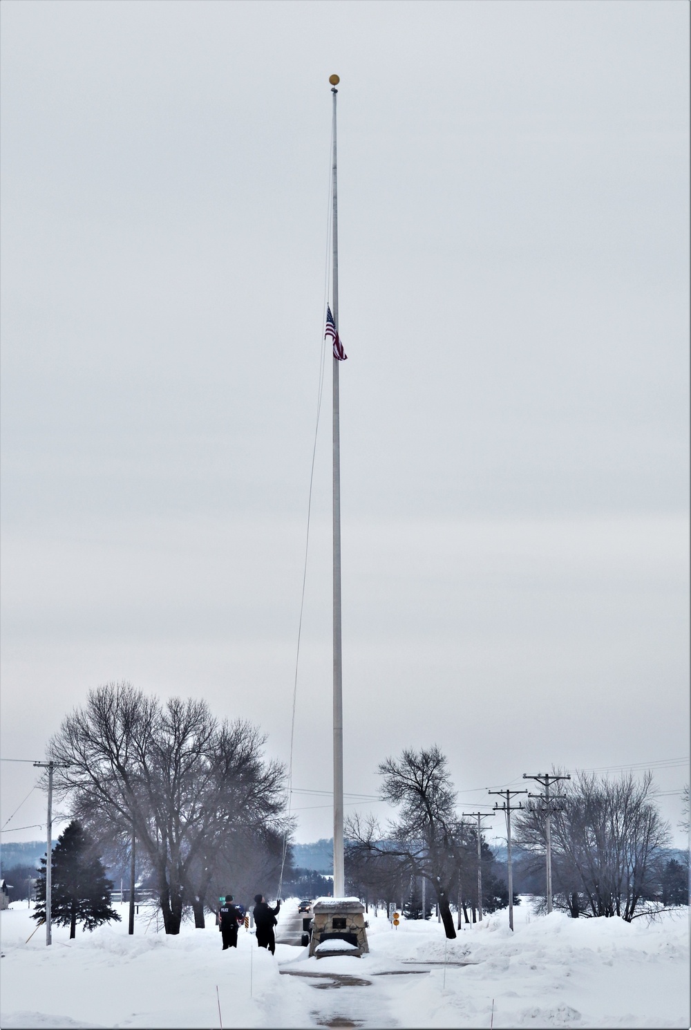 Fort McCoy police officers complete flag duty