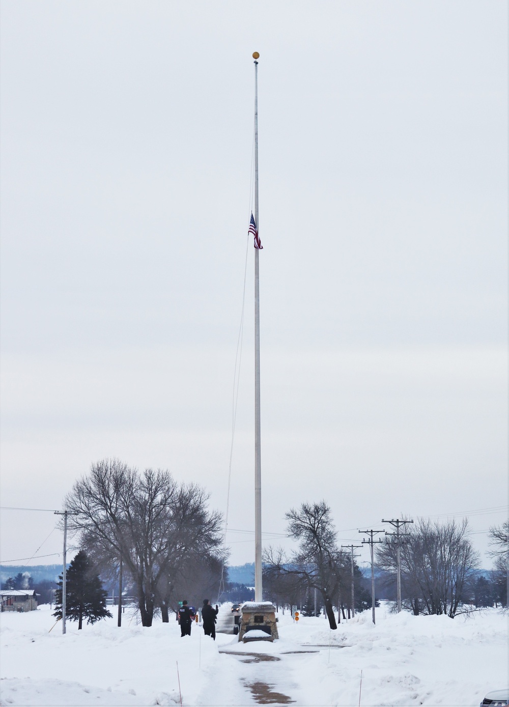 Fort McCoy police officers complete flag duty