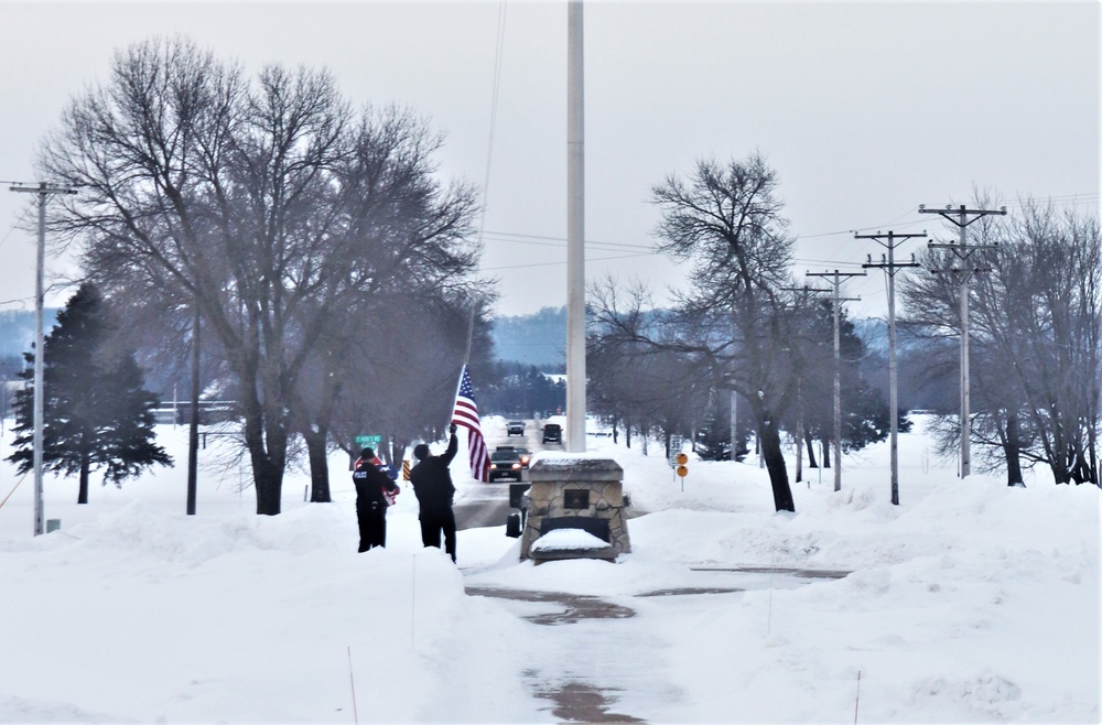 Fort McCoy police officers complete flag duty