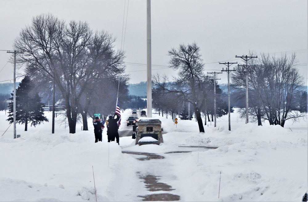 Fort McCoy police officers complete flag duty