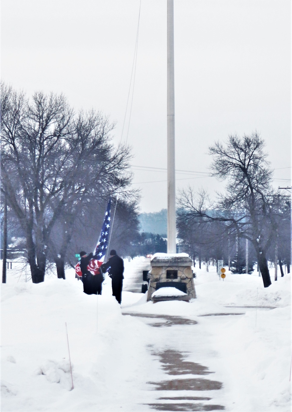 Fort McCoy police officers complete flag duty