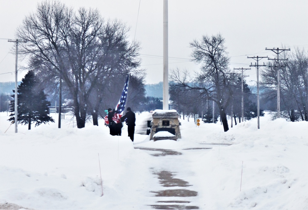 Fort McCoy police officers complete flag duty