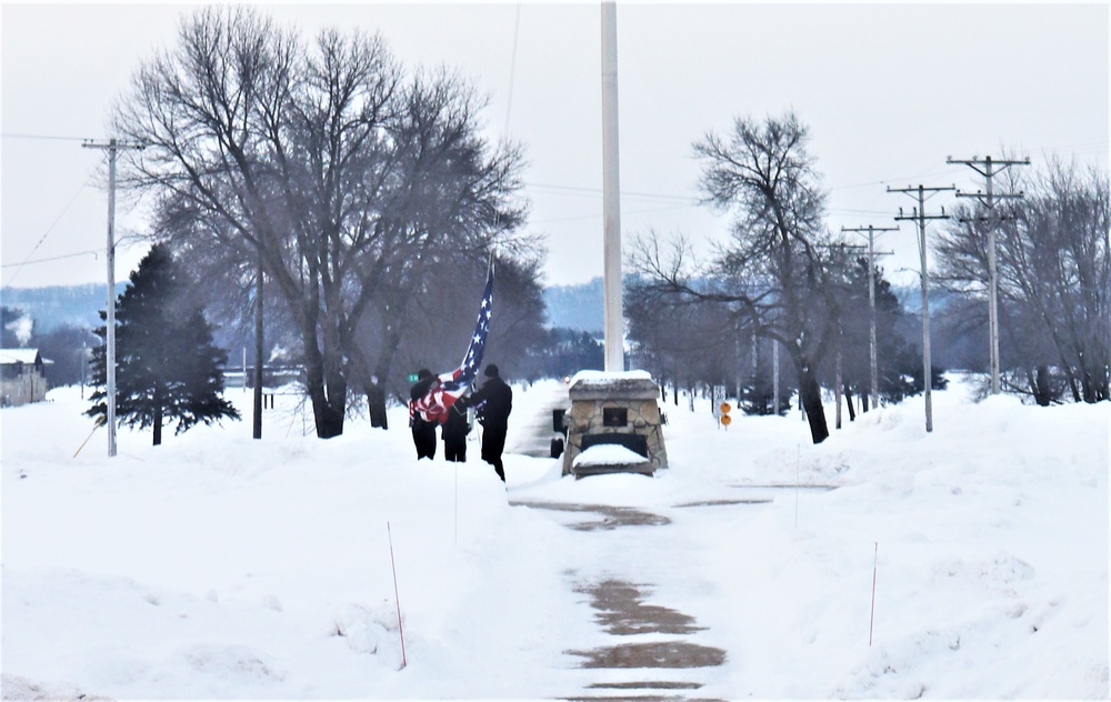 Fort McCoy police officers complete flag duty