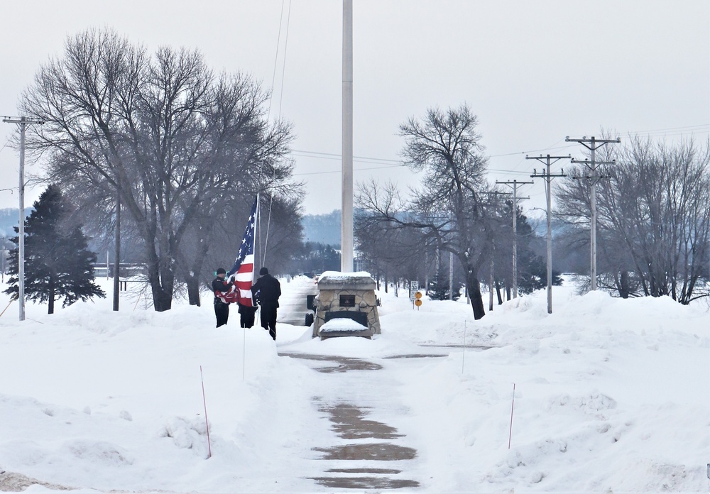 Fort McCoy police officers complete flag duty