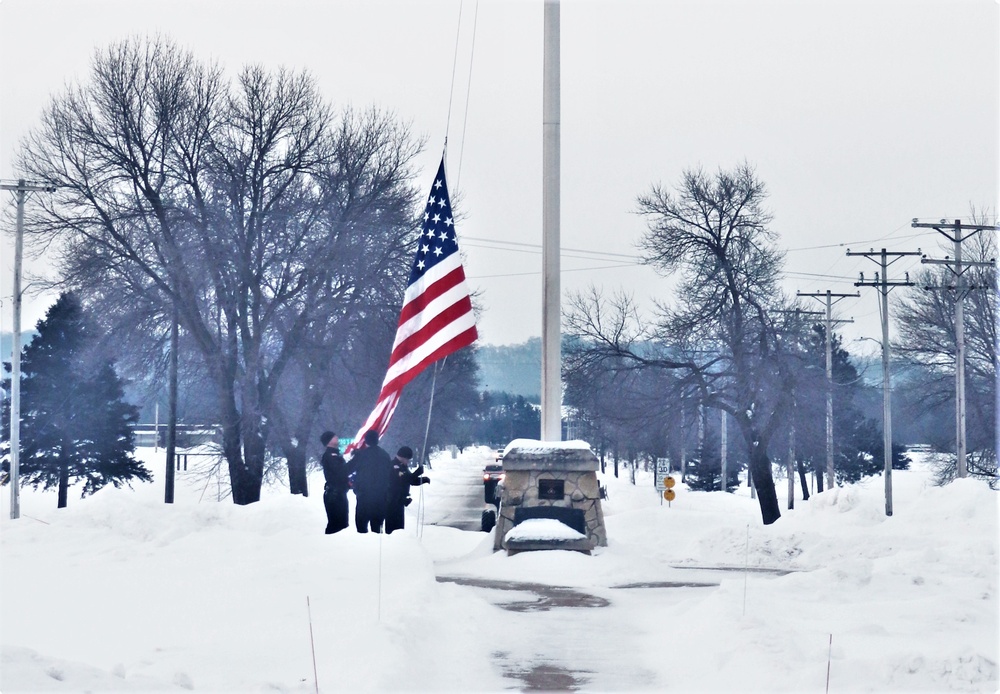 Fort McCoy police officers complete flag duty