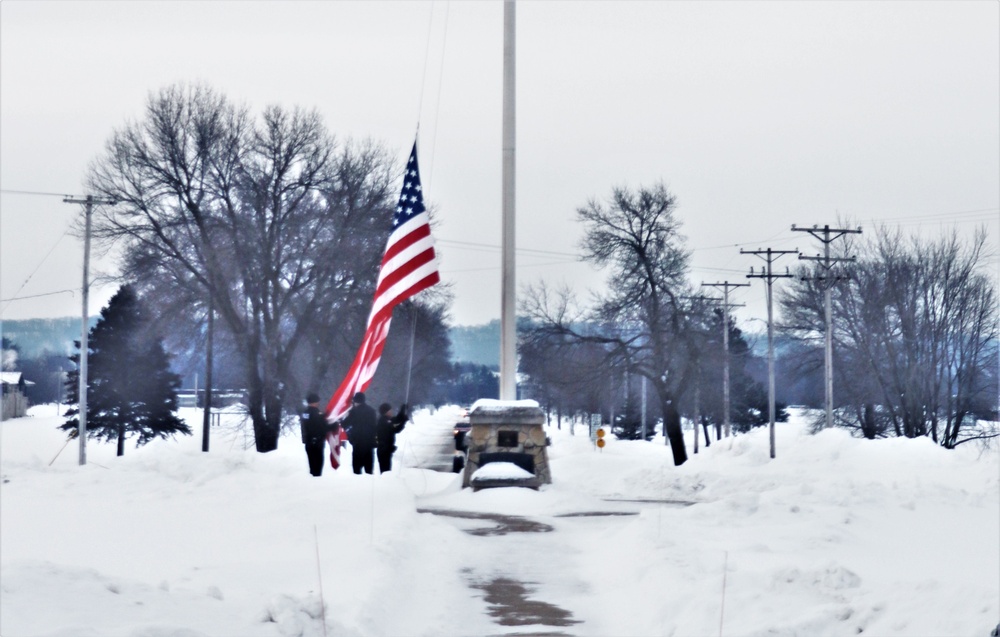 Fort McCoy police officers complete flag duty