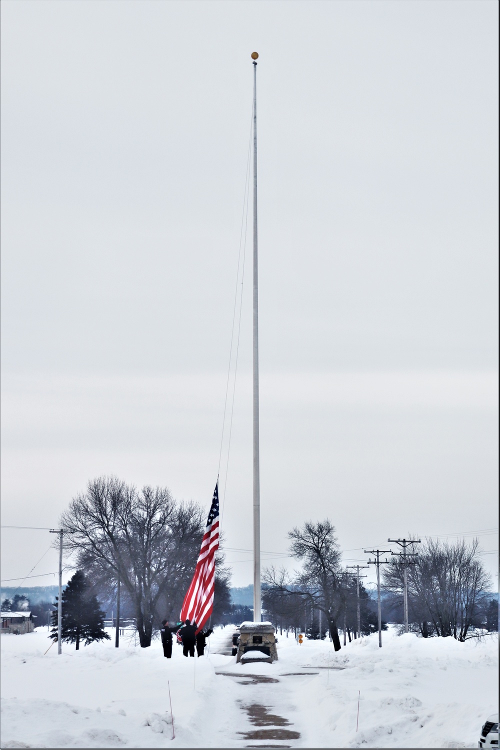 Fort McCoy police officers complete flag duty