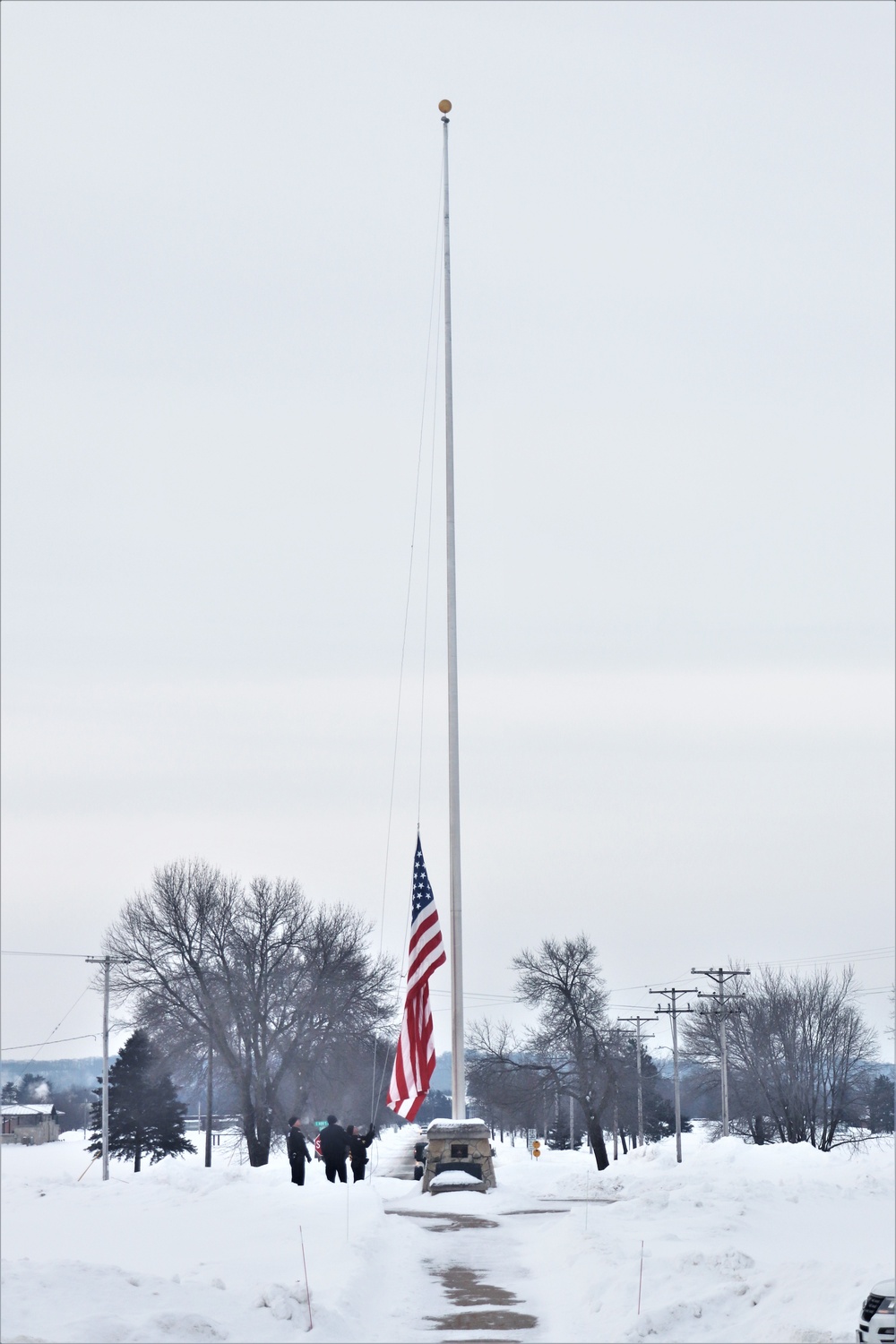 Fort McCoy police officers complete flag duty