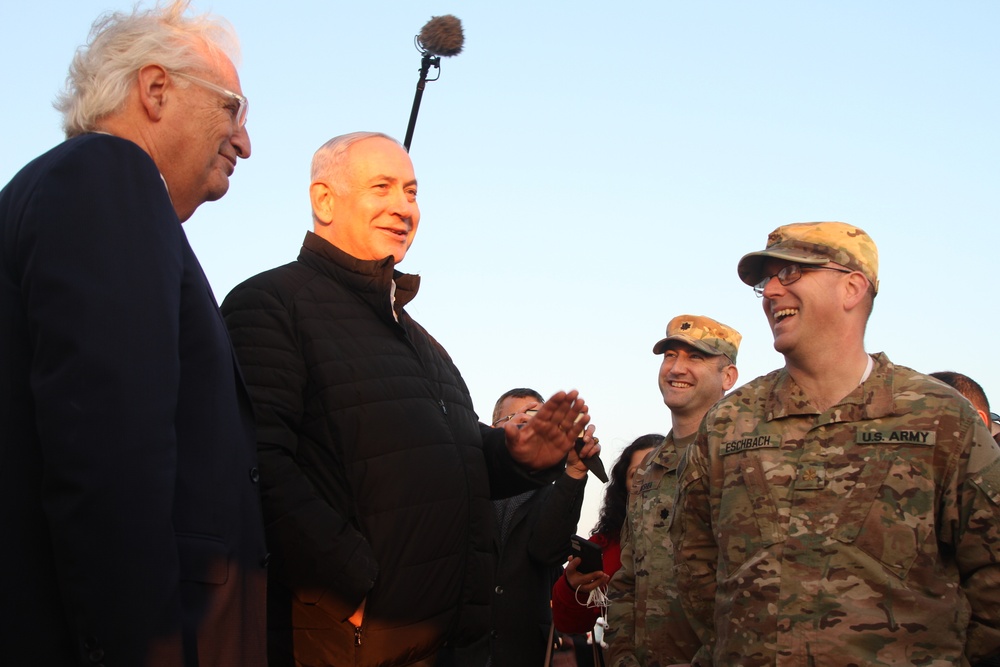 Israeli Prime Minister and U.S. Ambassador to Israel Visit THAAD site