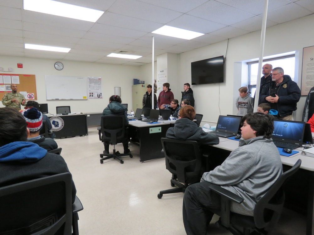 Holmen High School students visit Fort McCoy