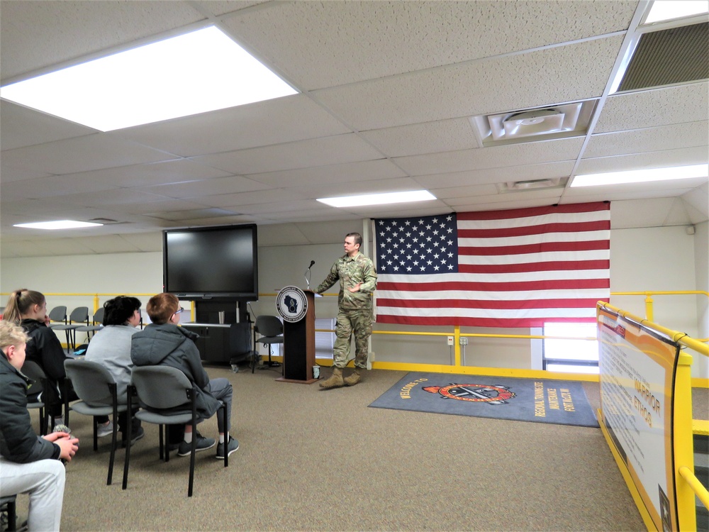 Holmen High School students visit Fort McCoy