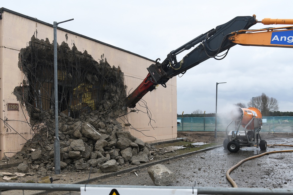 RAF Lakenheath starts demolition for F-35 infrastructure