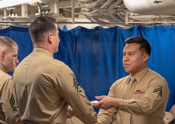 Corporals Course Class 75-19 Graduation, USS Arlington