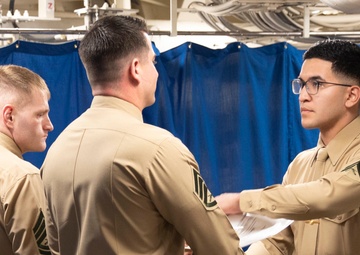 Corporals Course Class 75-19 Graduation, USS Arlington