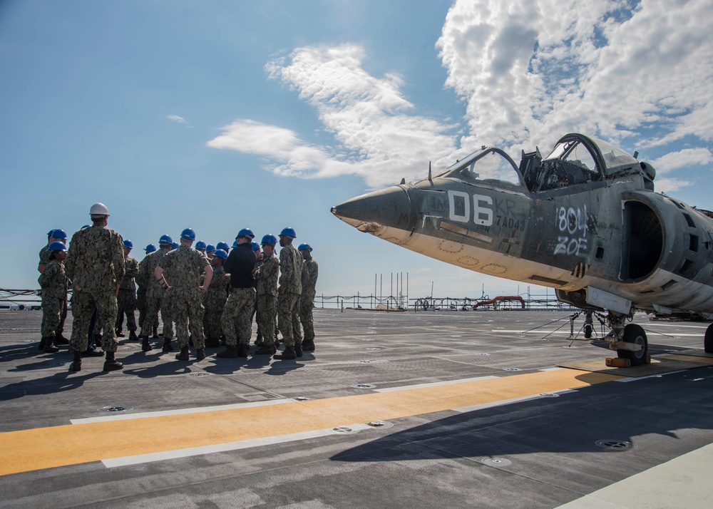 Flight Deck Fire Fighting Training