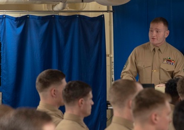 Corporals Course Class 75-19 Graduation, USS Arlington