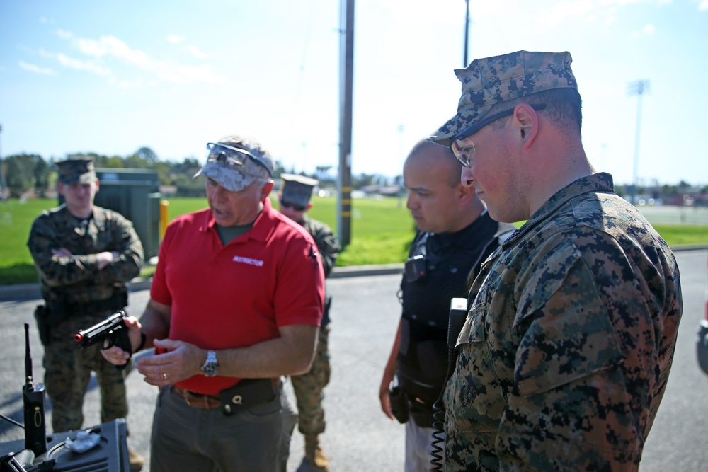 Be Prepared: Marine and Civilian Police Officers Participate in Active Shooter Drill