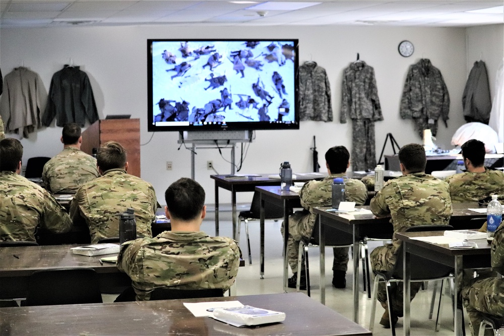 Cold-Weather Operations Course Class 19-05 classroom training