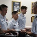Coast Guard members receive the Humanitarian Service Medal