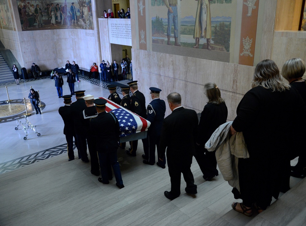 State Funeral for Dennis M. Richardson