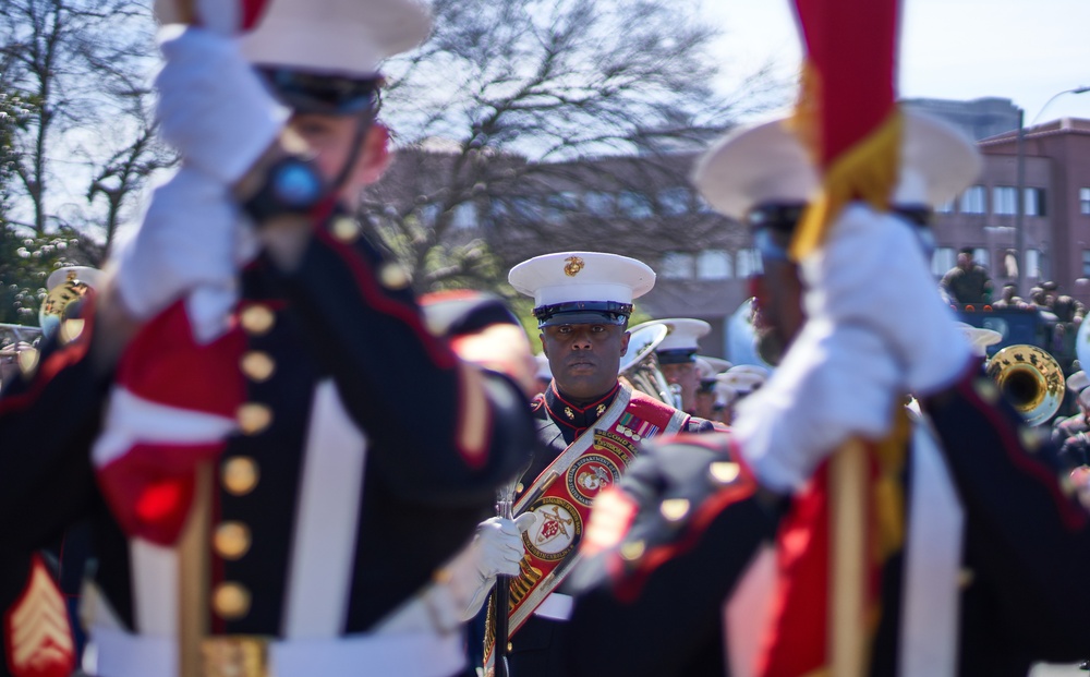 Marines Celebrate Mardi Gras