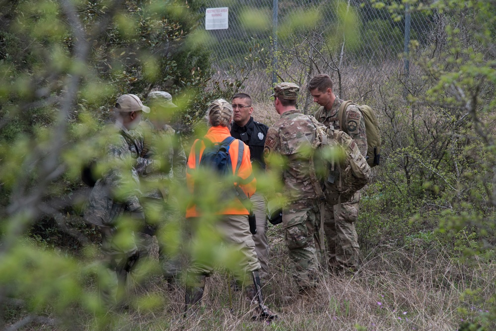 Search and Recovery Efforts JBSA-Camp Bullis