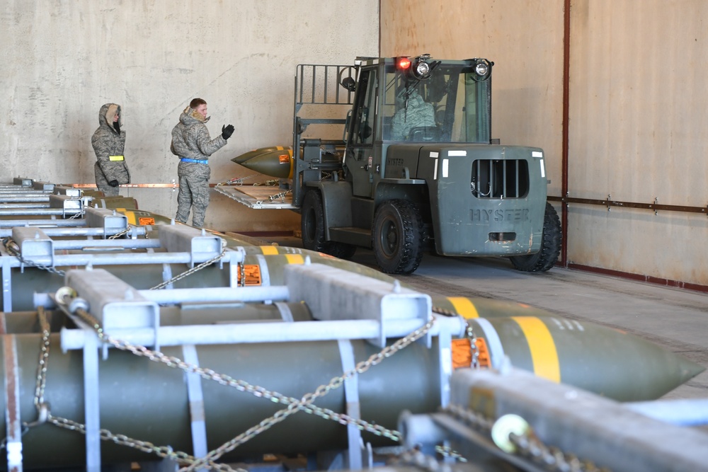 649th Munitions Squadron during readiness exercise