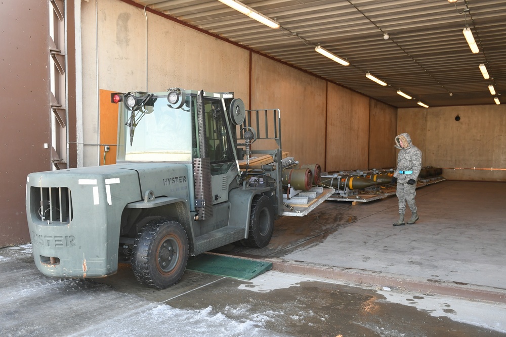 649th Munitions Squadron during readiness exercise