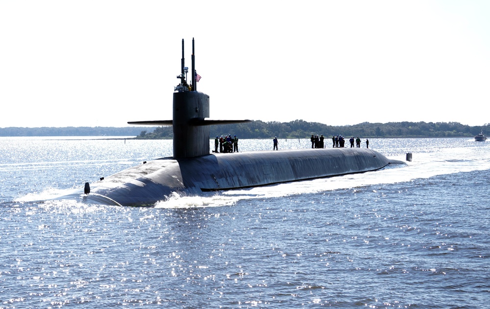 USS Rhode Island (Gold) Returns to Home Port