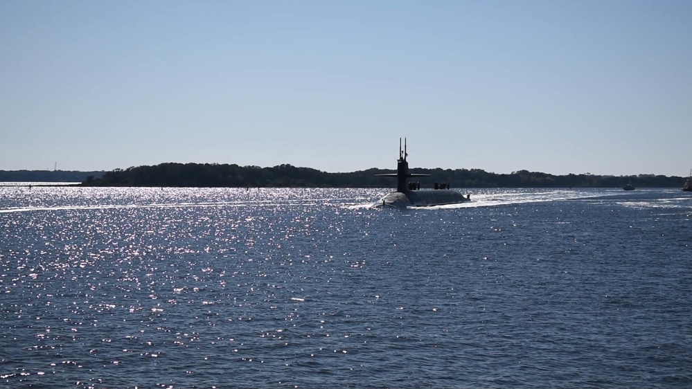 USS Rhode Island (Gold) Returns to Home Port