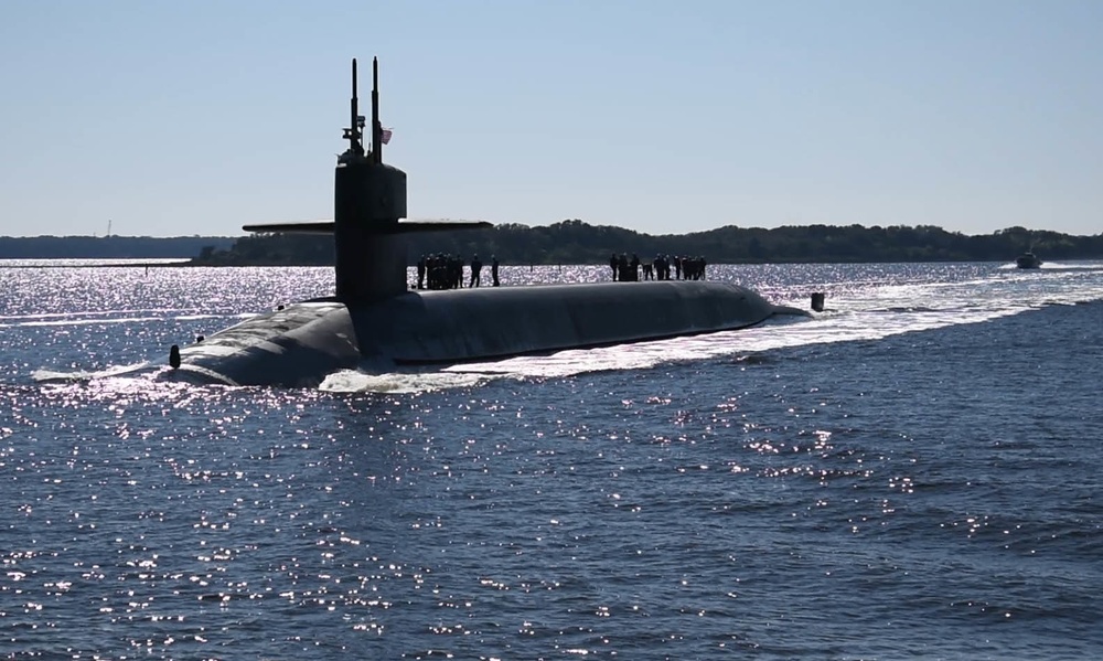 USS Rhode Island (Gold) Returns to Home Port