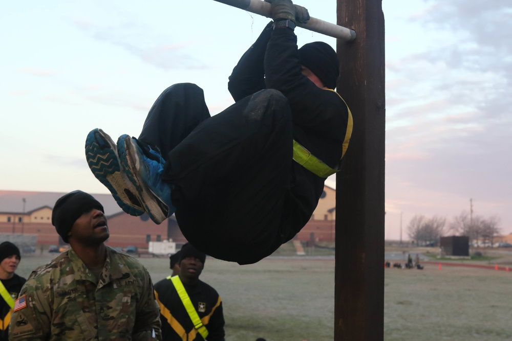 Soon to be Sergeants participate in the BLC Commandant’s Cup