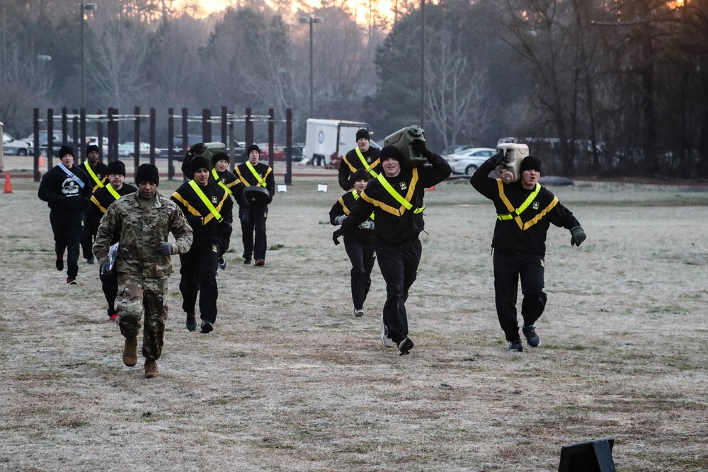 Soon to be Sergeants participate in the BLC Commandant’s Cup