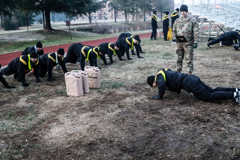 Soon to be Sergeants participate in the BLC Commandant’s Cup