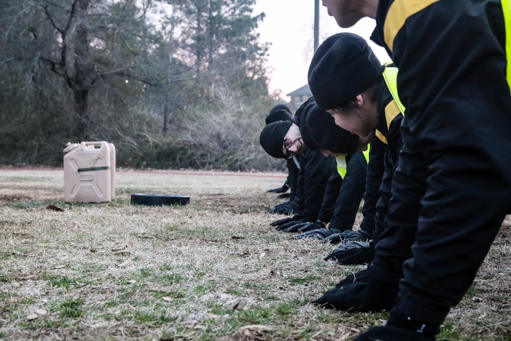 Soon to be Sergeants participate in the BLC Commandant’s Cup