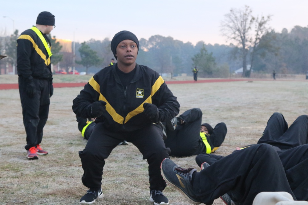 Soon to be Sergeants participate in the BLC Commandant’s Cup