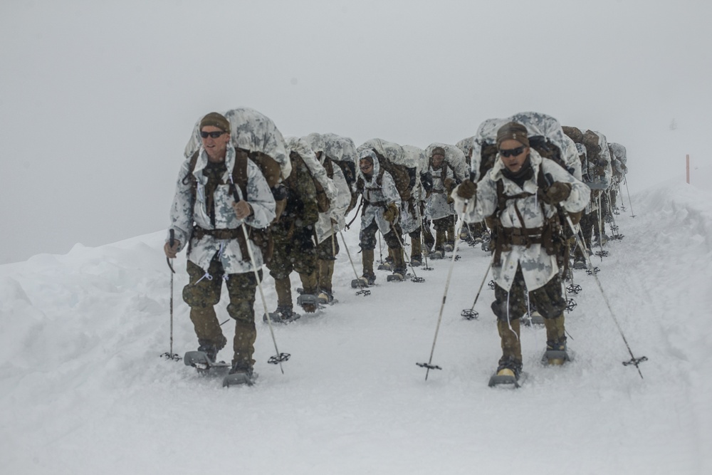 3rd Marine Regiment Hikes to Grouse Meadows at Bridgeport