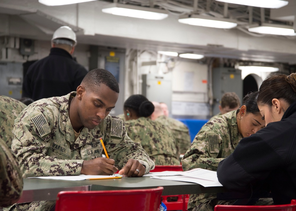 USS Makin Island Advancement Exam